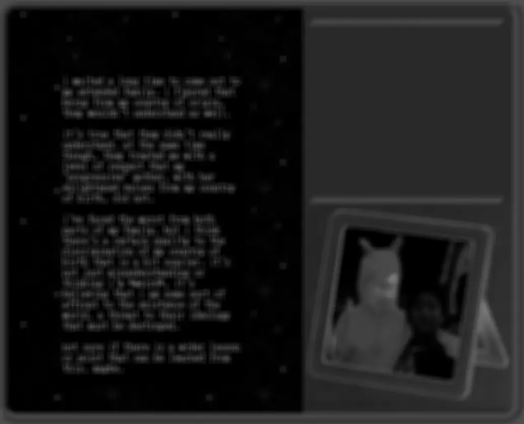 various text and images too pixellated to make out clearly