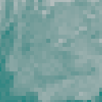 a dithered image of the iberian peninsula